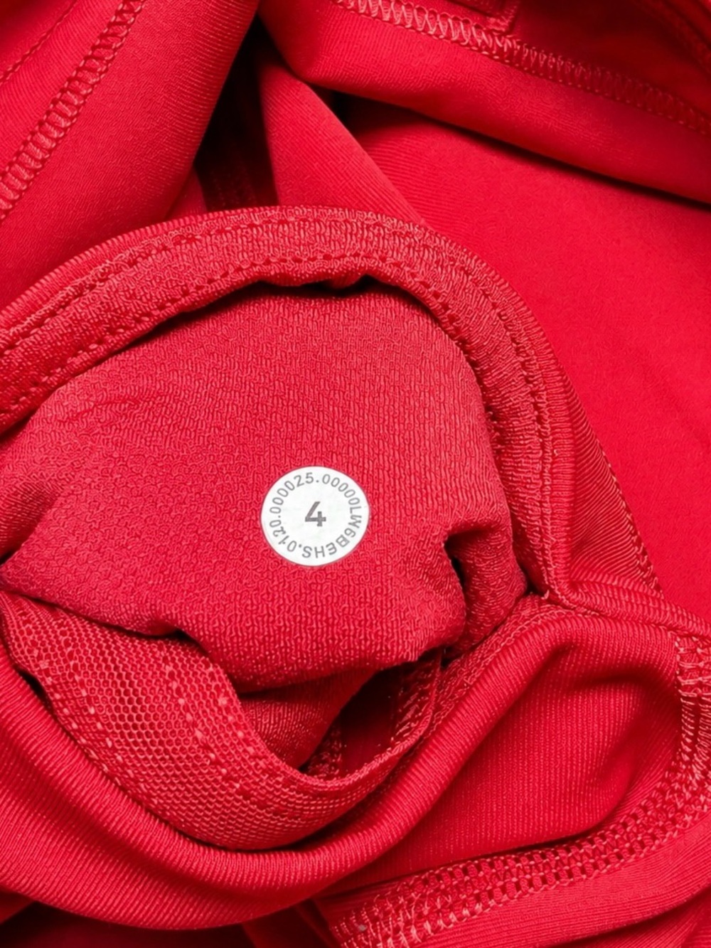 Lululemon Pace Rival High-Rise Crop 22” Leggings Red Size 4 Side Pockets - Picture 8 of 10